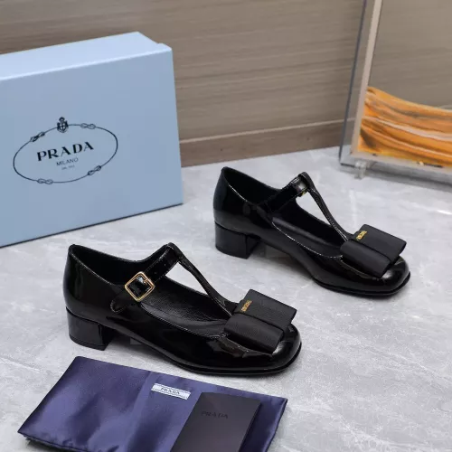 Replica Prada High-heeled Shoes For Women #1286257 $115.00 USD for Wholesale