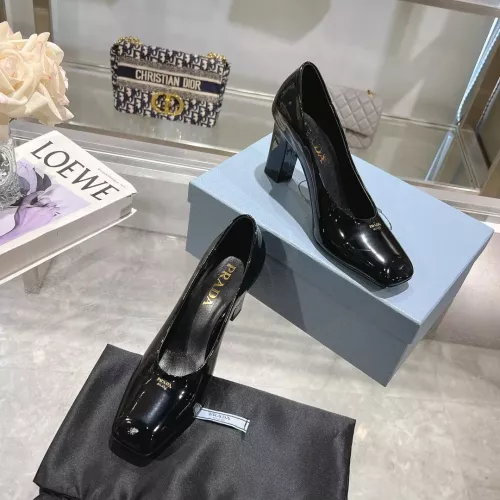 Replica Prada High-heeled Shoes For Women #1286260 $100.00 USD for Wholesale