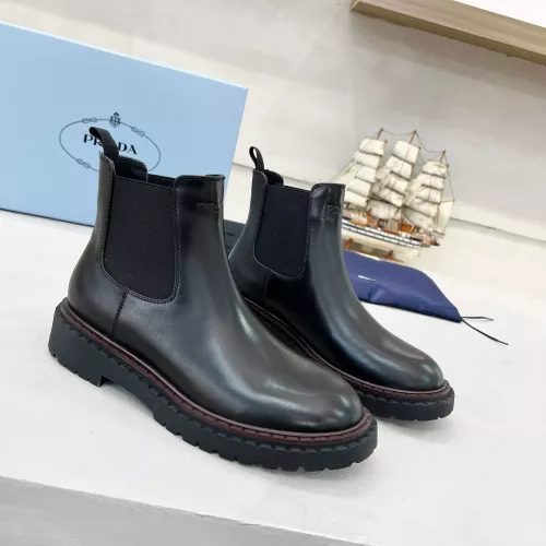 Replica Prada Boots For Men #1286278 $125.00 USD for Wholesale