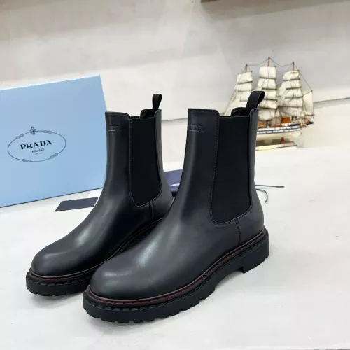 Wholesale Prada Boots For Women #1286279 $125.00 USD, Wholesale Quality Replica Prada Boots