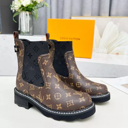 Wholesale Louis Vuitton Boots For Women #1286281 $102.00 USD, Wholesale Quality Replica Louis Vuitton Boots