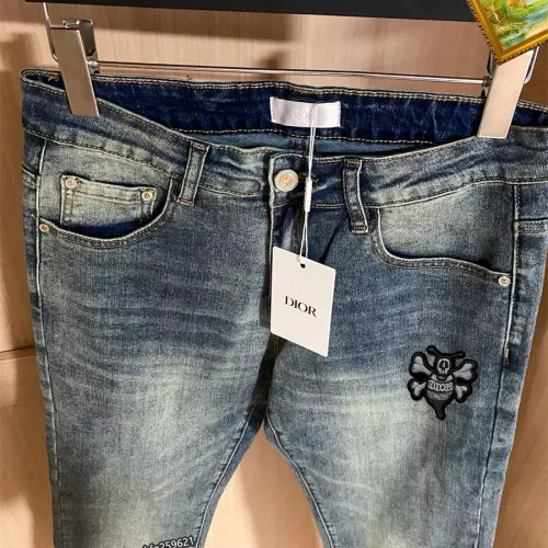 Replica Christian Dior Jeans For Men #1286305 $48.00 USD for Wholesale