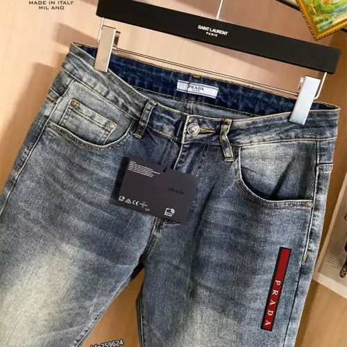 Replica Prada Jeans For Men #1286307 $48.00 USD for Wholesale