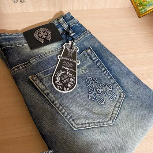 Wholesale Chrome Hearts Jeans For Men #1286316 $48.00 USD, Wholesale Quality Replica Chrome Hearts Jeans