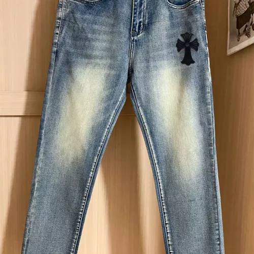 Replica Chrome Hearts Jeans For Men #1286316 $48.00 USD for Wholesale