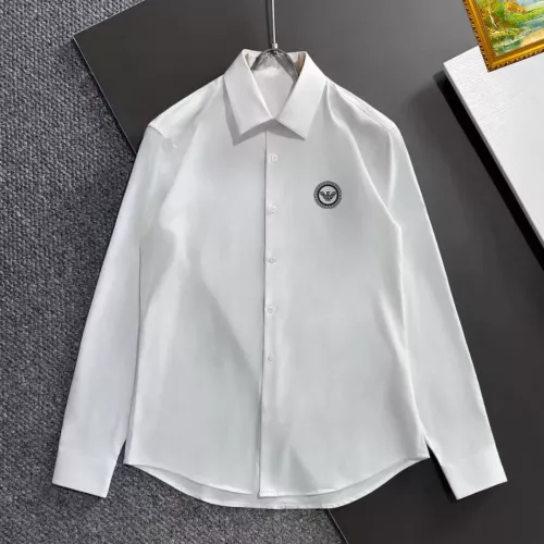 Wholesale Armani Shirts Long Sleeved For Unisex #1286408 $40.00 USD, Wholesale Quality Replica Armani Shirts