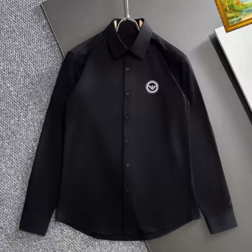 Wholesale Armani Shirts Long Sleeved For Unisex #1286410 $40.00 USD, Wholesale Quality Replica Armani Shirts