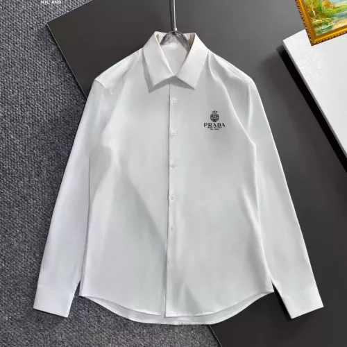 Wholesale Prada Shirts Long Sleeved For Unisex #1286449 $40.00 USD, Wholesale Quality Replica Prada Shirts