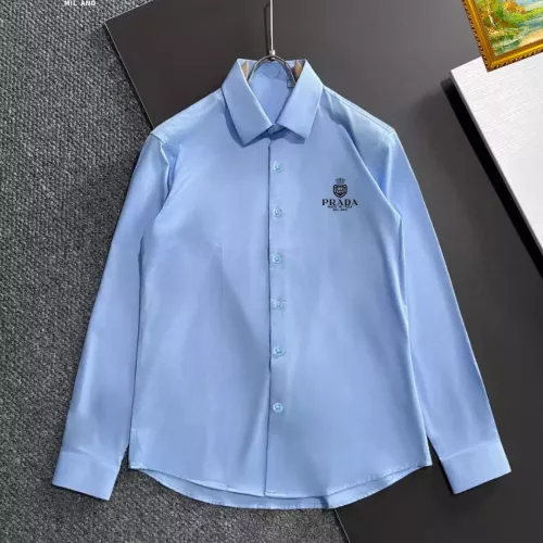 Wholesale Prada Shirts Long Sleeved For Unisex #1286450 $40.00 USD, Wholesale Quality Replica Prada Shirts