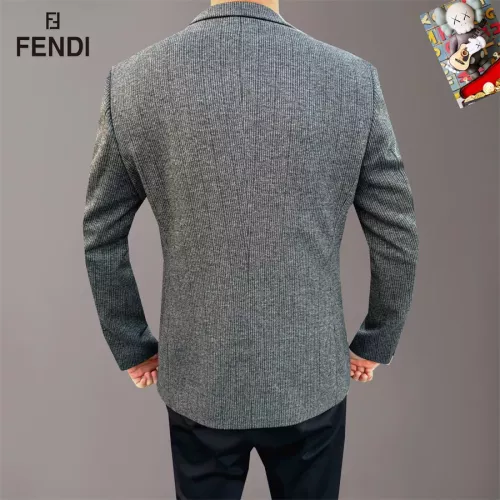 Replica Fendi Jackets Long Sleeved For Men #1286487 $68.00 USD for Wholesale