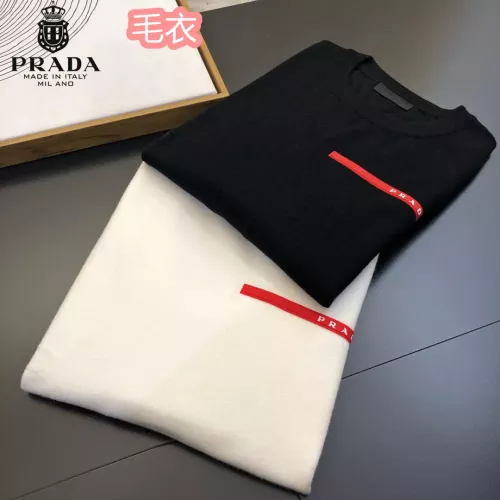 Replica Prada Sweater Long Sleeved For Men #1286514 $42.00 USD for Wholesale