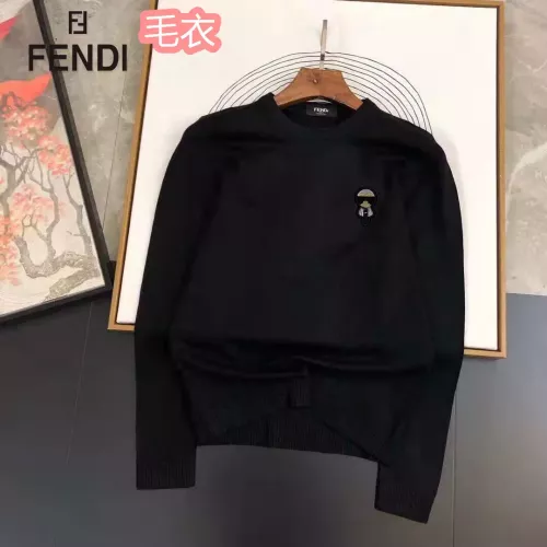 Wholesale Fendi Sweaters Long Sleeved For Men #1286518 $42.00 USD, Wholesale Quality Replica Fendi Sweaters