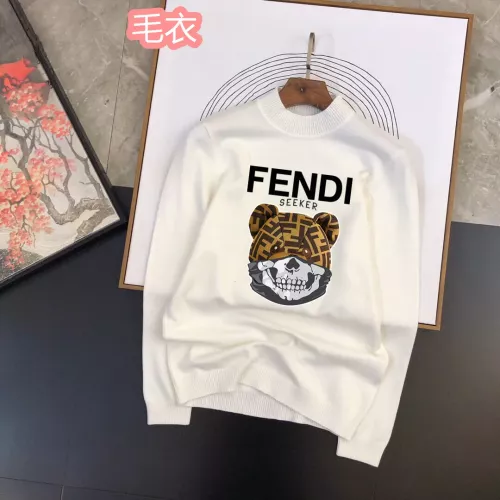 Wholesale Fendi Sweaters Long Sleeved For Men #1286553 $42.00 USD, Wholesale Quality Replica Fendi Sweaters