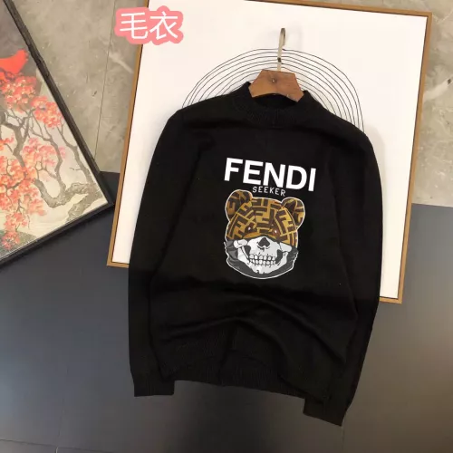 Wholesale Fendi Sweaters Long Sleeved For Men #1286554 $42.00 USD, Wholesale Quality Replica Fendi Sweaters