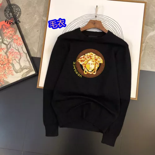 Wholesale Versace Sweaters Long Sleeved For Men #1286556 $42.00 USD, Wholesale Quality Replica Versace Sweaters