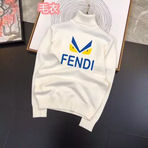 Wholesale Fendi Sweaters Long Sleeved For Men #1286569 $42.00 USD, Wholesale Quality Replica Fendi Sweaters