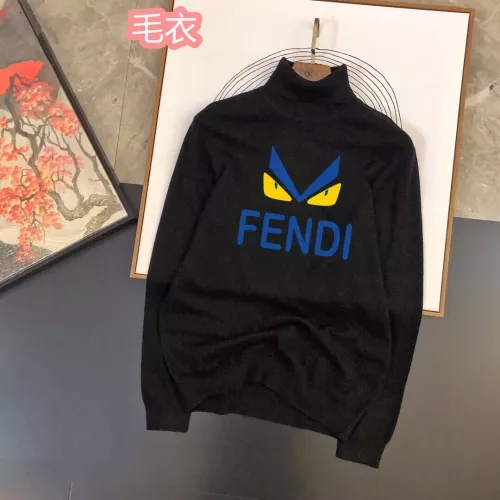 Wholesale Fendi Sweaters Long Sleeved For Men #1286570 $42.00 USD, Wholesale Quality Replica Fendi Sweaters