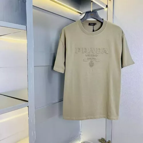 Wholesale Prada T-Shirts Short Sleeved For Men #1286645 $32.00 USD, Wholesale Quality Replica Prada T-Shirts