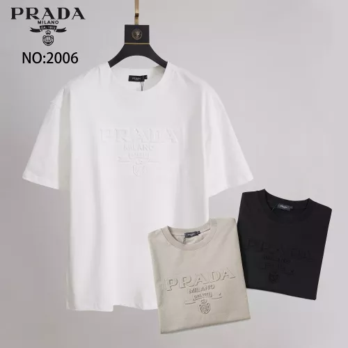 Replica Prada T-Shirts Short Sleeved For Men #1286645 $32.00 USD for Wholesale