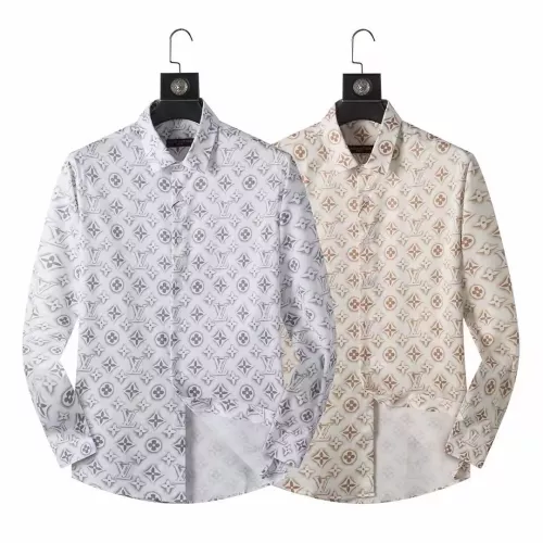 Replica Louis Vuitton LV Shirts Long Sleeved For Men #1286666 $45.00 USD for Wholesale