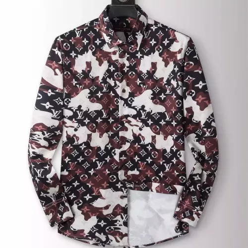 Wholesale Louis Vuitton LV Shirts Long Sleeved For Men #1286671 $45.00 USD, Wholesale Quality Replica Louis Vuitton LV Shirts