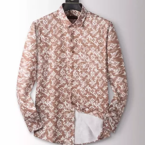 Wholesale Louis Vuitton LV Shirts Long Sleeved For Men #1286672 $45.00 USD, Wholesale Quality Replica Louis Vuitton LV Shirts