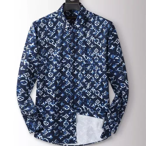 Wholesale Louis Vuitton LV Shirts Long Sleeved For Men #1286673 $45.00 USD, Wholesale Quality Replica Louis Vuitton LV Shirts