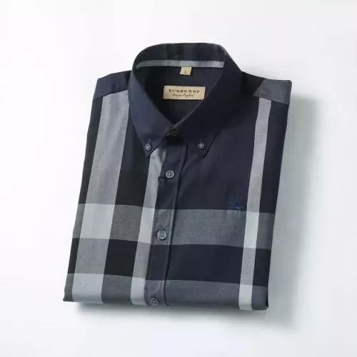 Replica Burberry Shirts Long Sleeved For Men #1286681 $42.00 USD for Wholesale