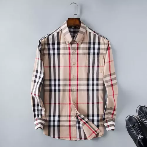 Wholesale Burberry Shirts Long Sleeved For Men #1286684 $42.00 USD, Wholesale Quality Replica Burberry Shirts