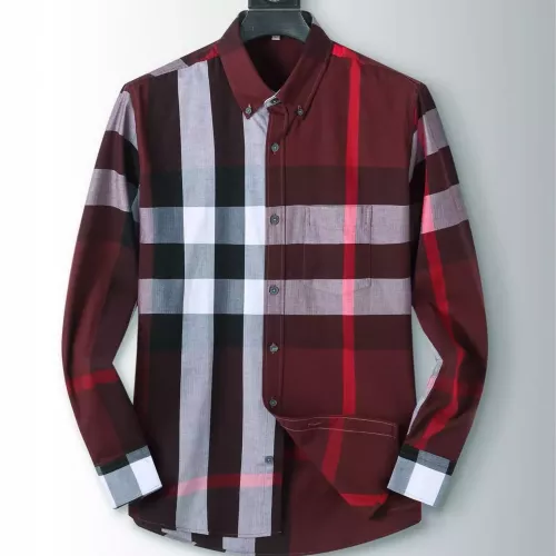 Wholesale Burberry Shirts Long Sleeved For Men #1286686 $42.00 USD, Wholesale Quality Replica Burberry Shirts