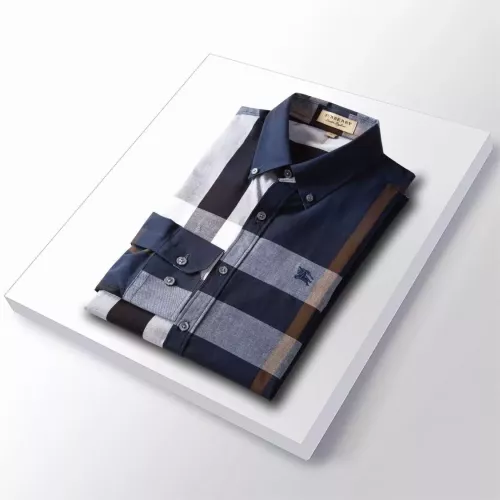 Replica Burberry Shirts Long Sleeved For Men #1286691 $42.00 USD for Wholesale