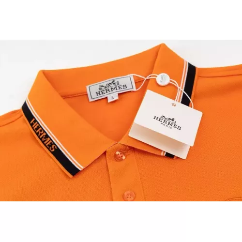 Replica Hermes T-Shirts Short Sleeved For Men #1286926 $39.00 USD for Wholesale