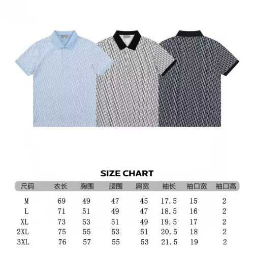 Replica Christian Dior T-Shirts Short Sleeved For Men #1286928 $39.00 USD for Wholesale