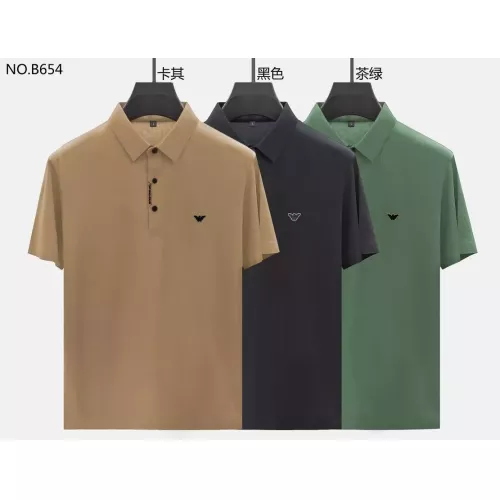 Replica Armani T-Shirts Short Sleeved For Men #1286976 $40.00 USD for Wholesale