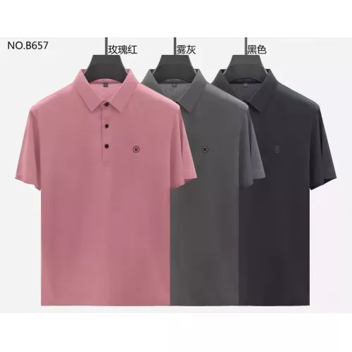 Replica Hermes T-Shirts Short Sleeved For Men #1286984 $40.00 USD for Wholesale