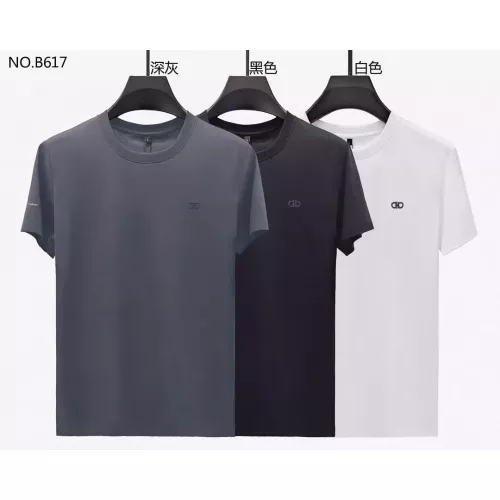 Replica Salvatore Ferragamo T-Shirts Short Sleeved For Men #1287020 $38.00 USD for Wholesale