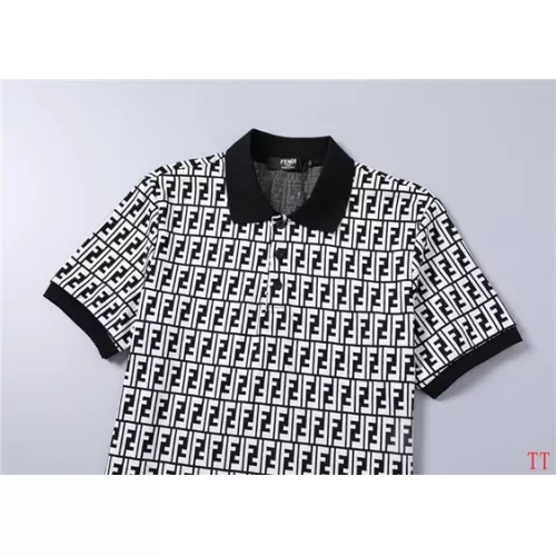 Replica Fendi Tracksuits Short Sleeved For Men #1287148 $68.00 USD for Wholesale