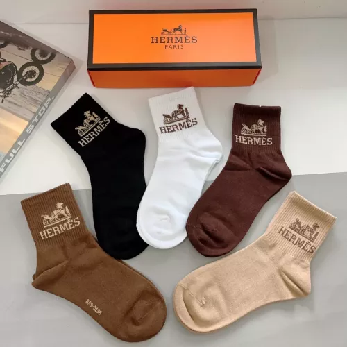 Replica Hermes Socks #1287368 $27.00 USD for Wholesale