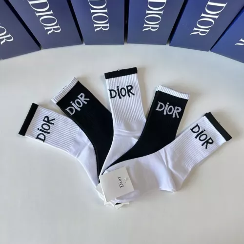 Replica Christian Dior Socks #1287382 $29.00 USD for Wholesale