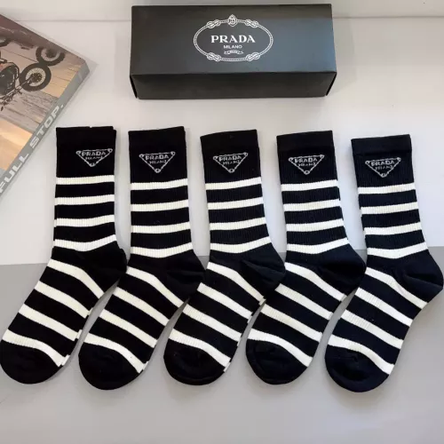 Wholesale Prada Socks #1287462 $29.00 USD, Wholesale Quality Replica Prada Socks