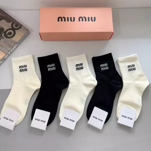 Wholesale MIU MIU Socks #1287514 $27.00 USD, Wholesale Quality Replica MIU MIU Socks