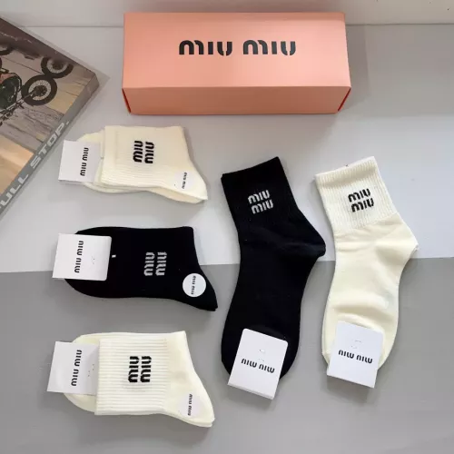 Replica MIU MIU Socks #1287514 $27.00 USD for Wholesale