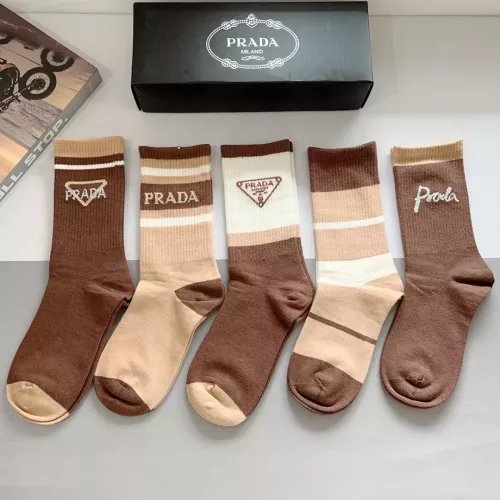 Wholesale Prada Socks #1287519 $29.00 USD, Wholesale Quality Replica Prada Socks