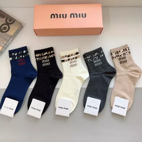 Wholesale MIU MIU Socks #1287522 $27.00 USD, Wholesale Quality Replica MIU MIU Socks