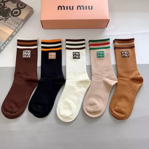 Wholesale MIU MIU Socks #1287523 $29.00 USD, Wholesale Quality Replica MIU MIU Socks