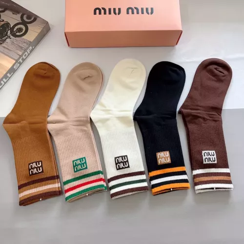 Replica MIU MIU Socks #1287523 $29.00 USD for Wholesale