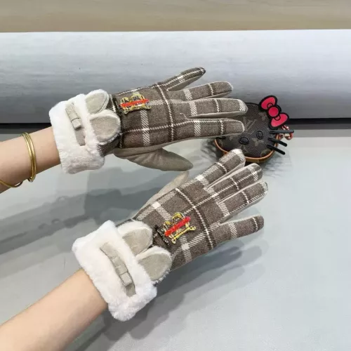 Replica Burberry Gloves #1287897 $42.00 USD for Wholesale