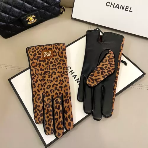 Replica MIU MIU Gloves For Women #1287916 $48.00 USD for Wholesale