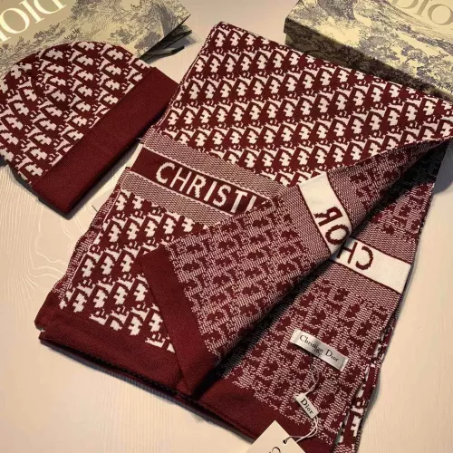 Wholesale Christian Dior Hat and Scarf Set #1287935 $64.00 USD, Wholesale Quality Replica Christian Dior Hat and Scarf and Glove Set