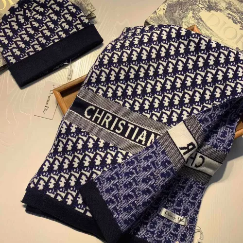 Wholesale Christian Dior Hat and Scarf Set #1287936 $64.00 USD, Wholesale Quality Replica Christian Dior Hat and Scarf and Glove Set